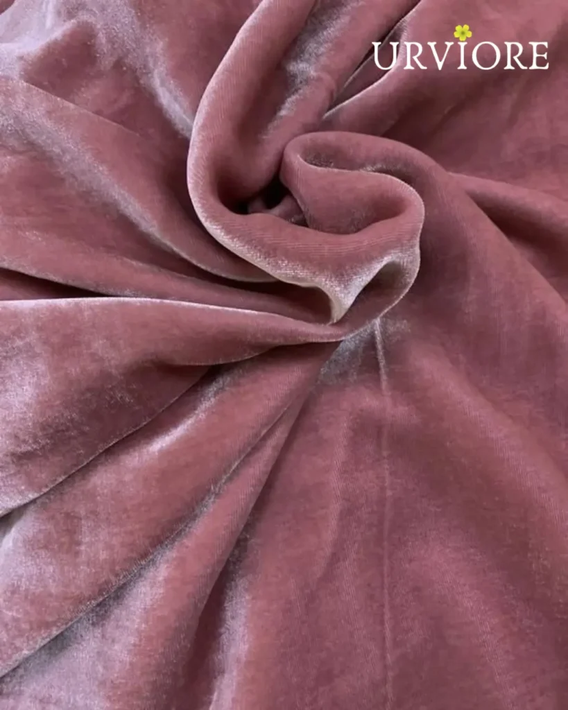 Velvet made from cotton